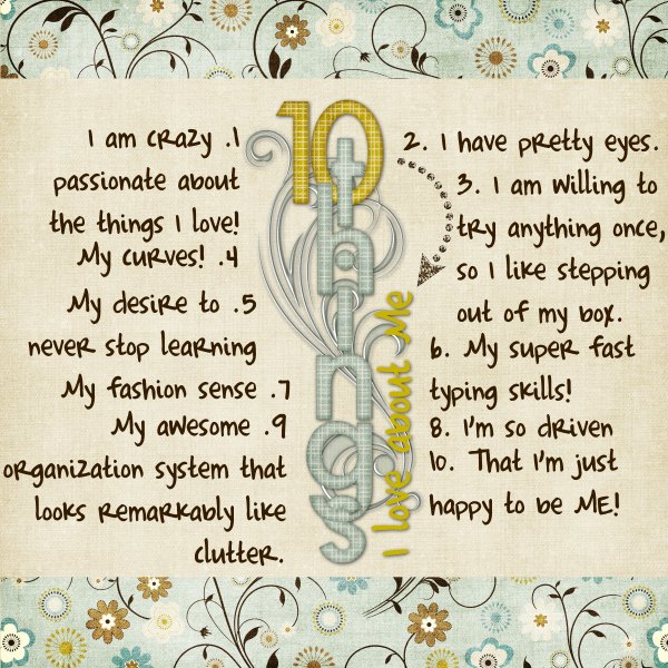 10 Things I Love About Me
