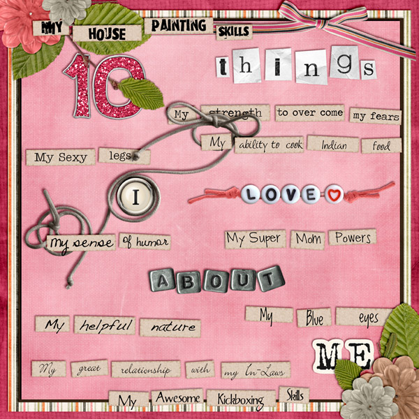 10 Things I love