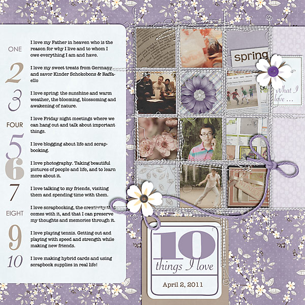 10 Things I Love