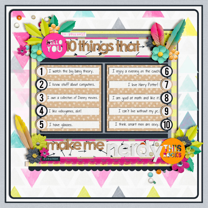 10 things that make me nerdy.
