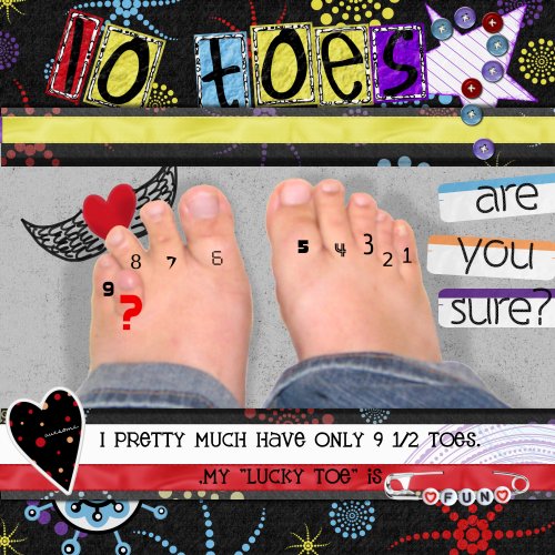 10 toes, are you sure?