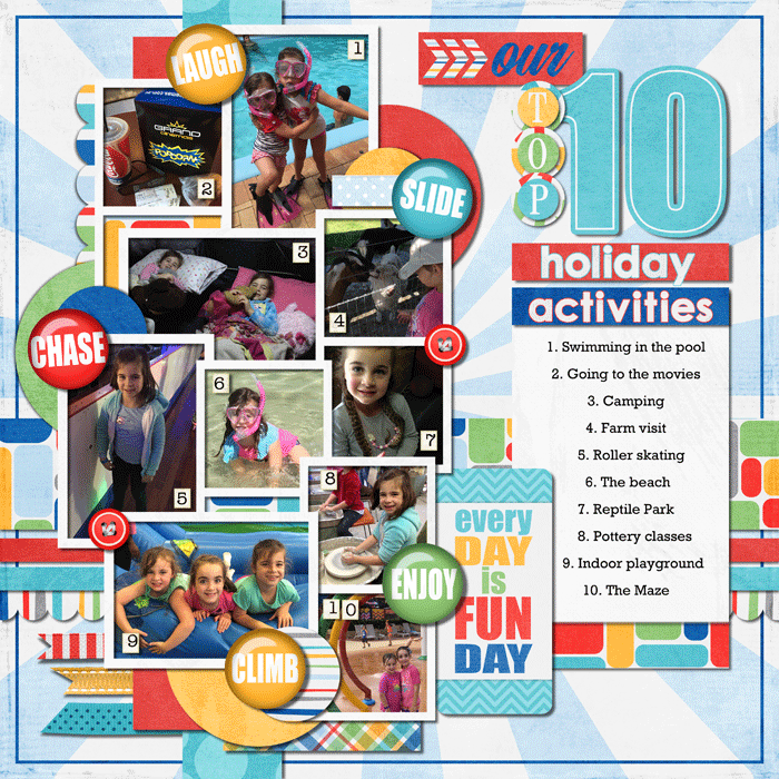 # 10 - Top Ten (Holiday Activities) in our Home Town