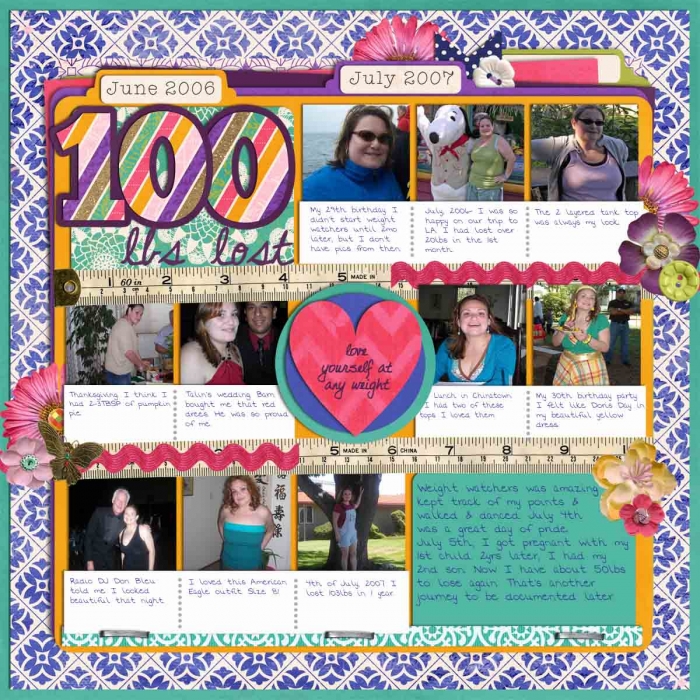 100 lbs lost