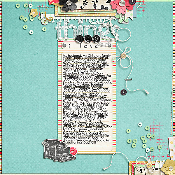 100 Things I Love