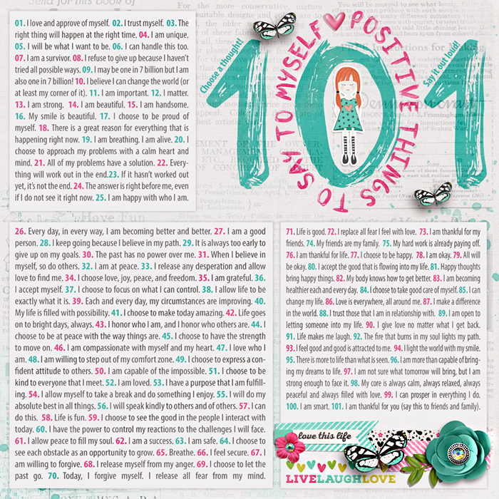 101 Positive things