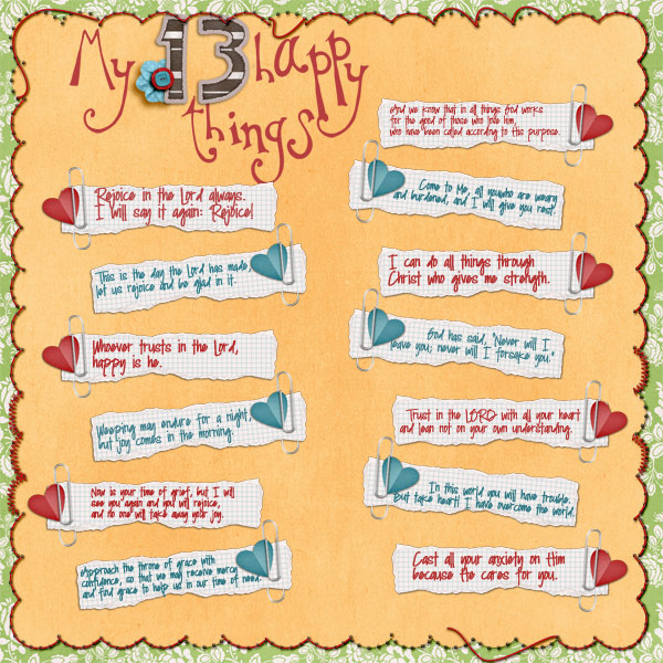 13 Happy Things