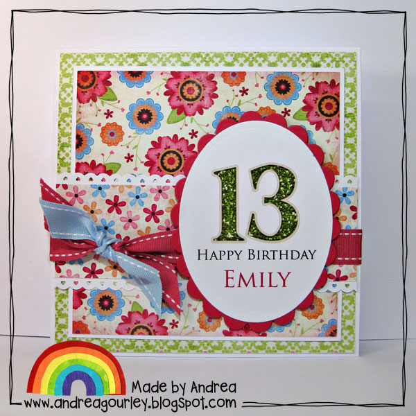 13th Birthday Card