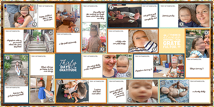 15 days of gratitude