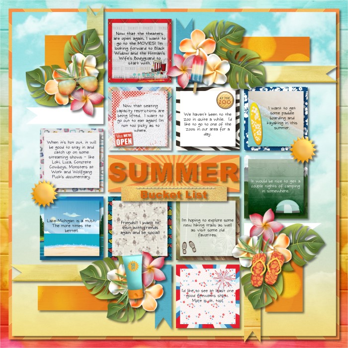 15 - Summer bucket list
