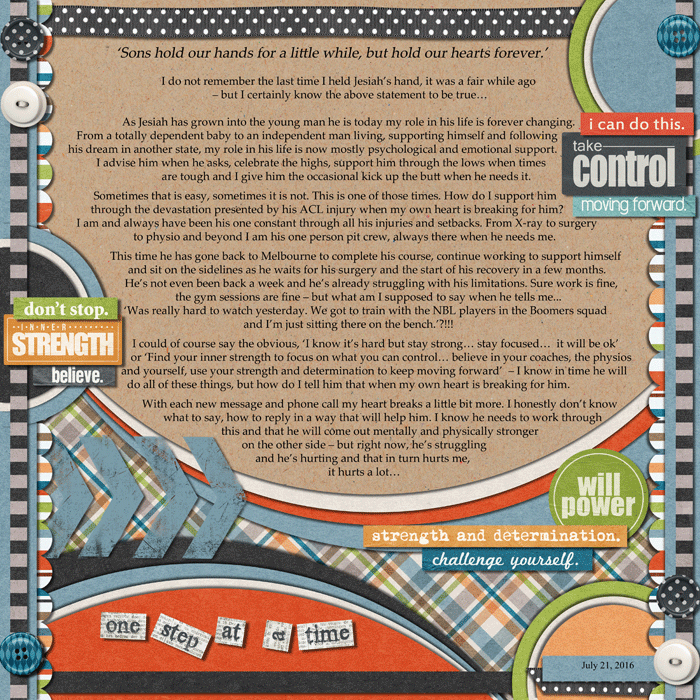 #17 Scrap Therapy - One Step at a Time