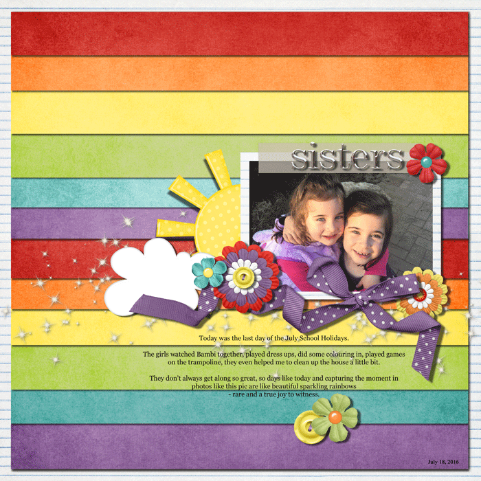 # 18 - Colour Challenge - Sisters