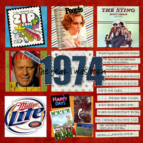 1974 - The year I was born...