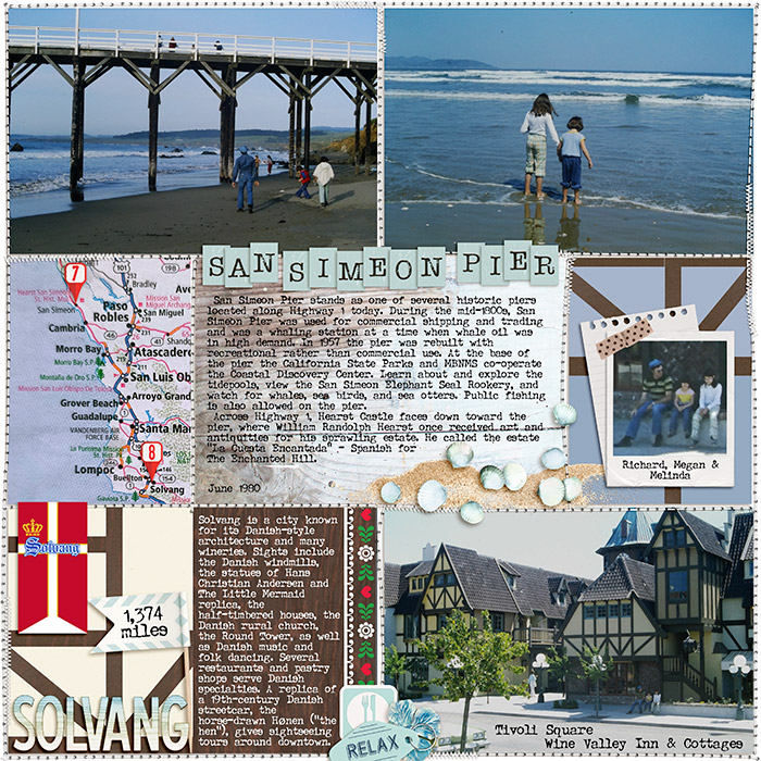 1980 Road Trip San Simeon Pier and Solvang