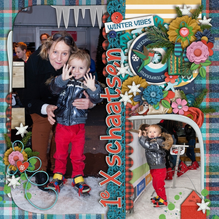 1e X schaatsen (first time ice skating)