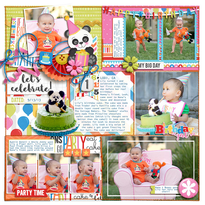 1st Birthday - Left