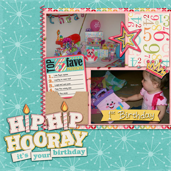 1st Birthday page 1