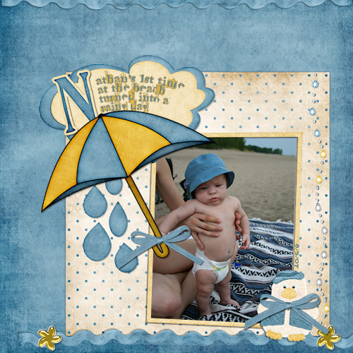 1st day at the beach