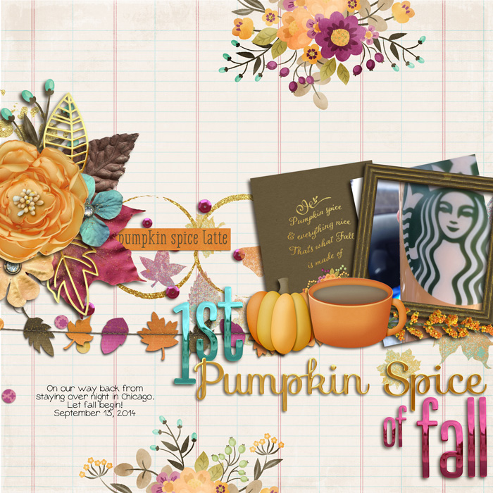 1st pumpkin spice of 2014