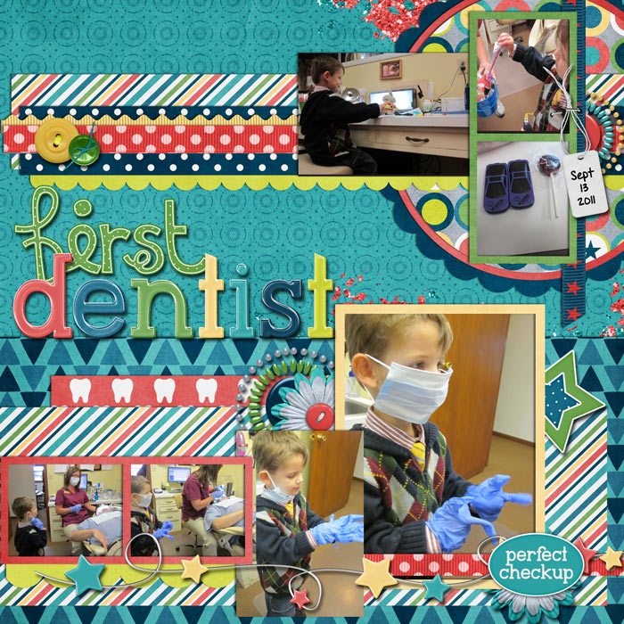 1st visit to the dentist, right