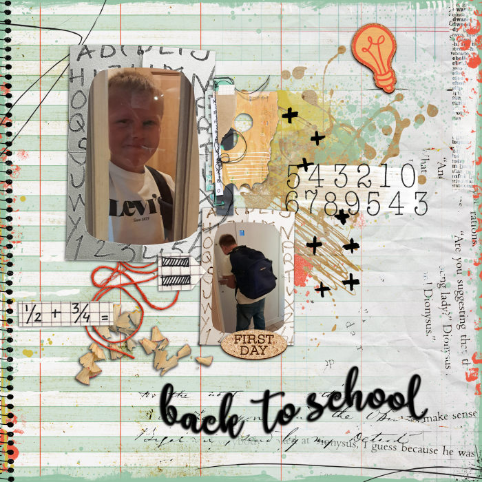 2 September terug naar school , Jakke en Jarre