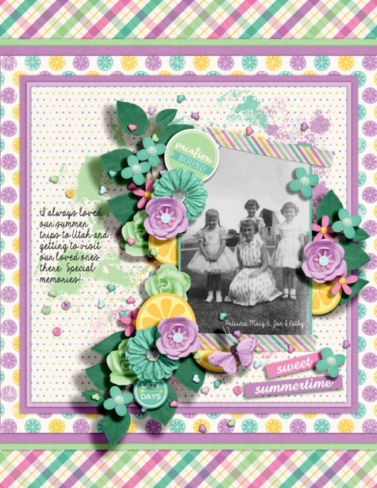 #2 TUTTI FRUITTI:  USE FRUIT ON YOUR LAYOUT