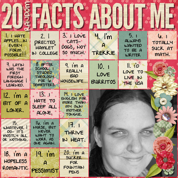 20 random facts about me