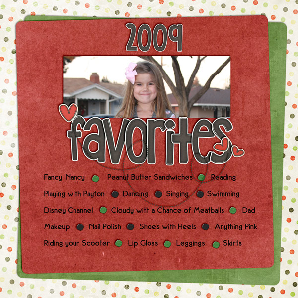 2009 Favorites