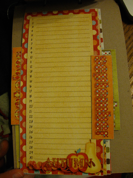 2011 birthday calendar