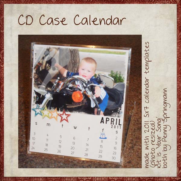 2011 CD Calendar