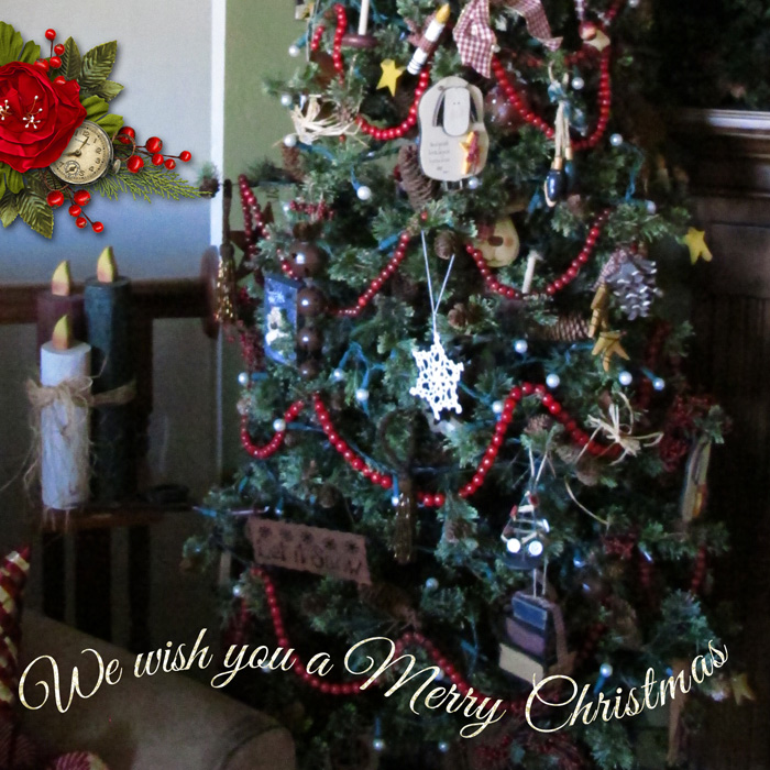 2011 Christmas decor, left page