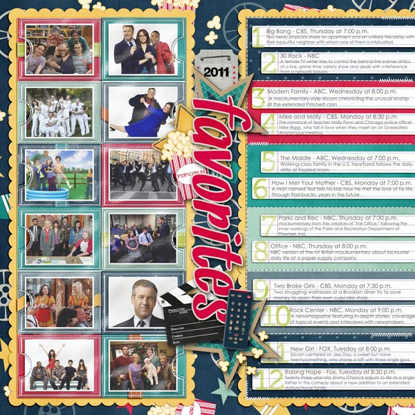 2011 Fav TV shows