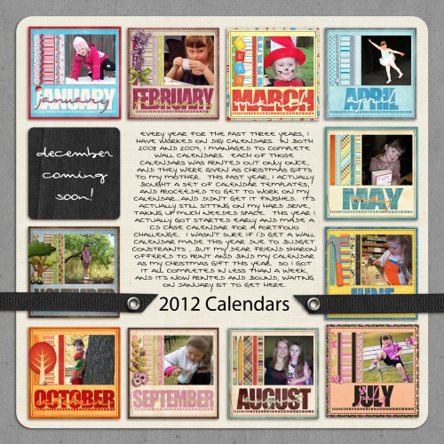 2012 Calendars