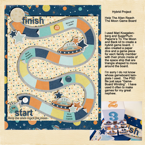 2012 June Challenge 40 Family GamesHybridGameBoard
