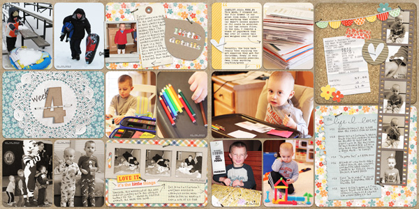 2012 Project Life WEEK #4 Full Spread