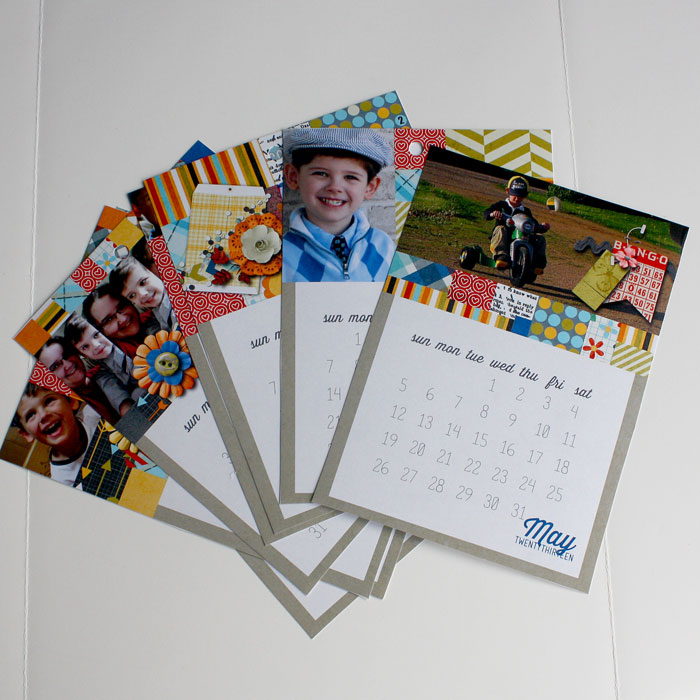 2013 5x7 calendar