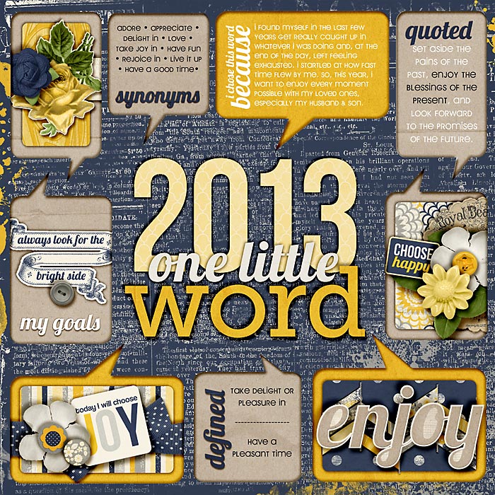 2013 one little word
