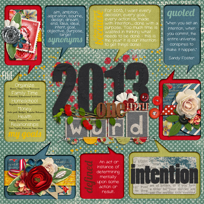 2013 One little word