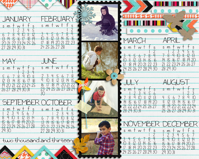 2013- one page.
