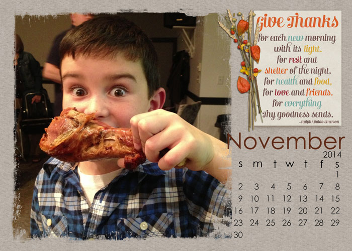 2014 calendar.