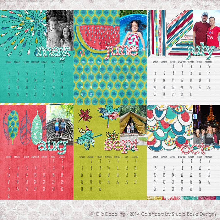 2014 calendars