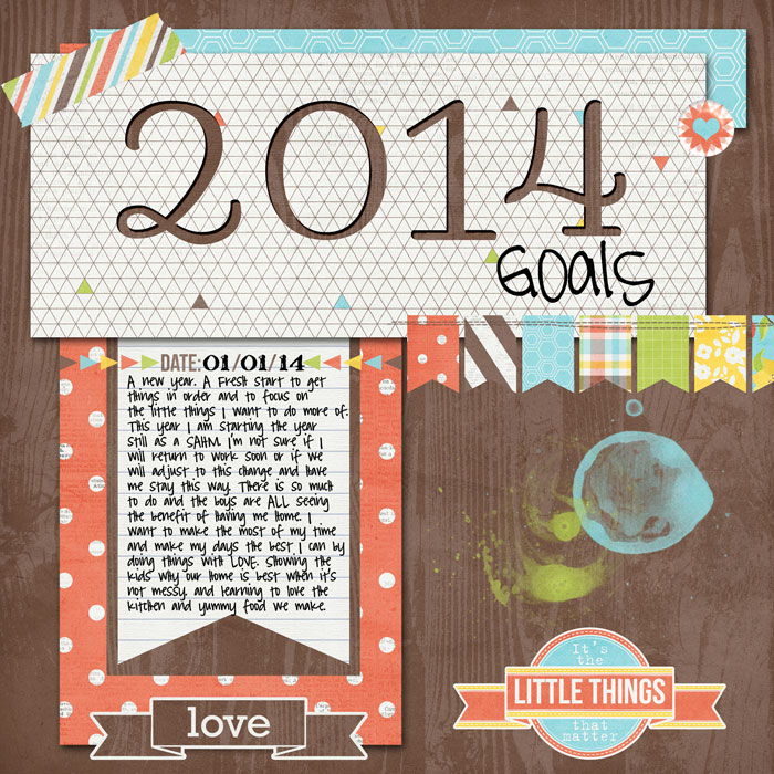 2014 Goals