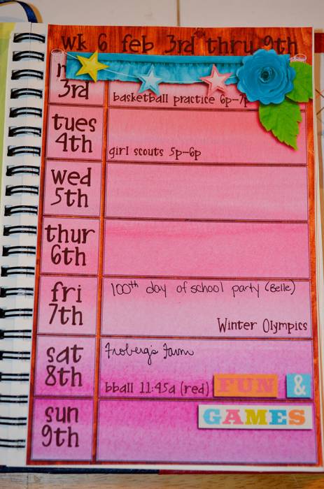 2014 Weekly Planner