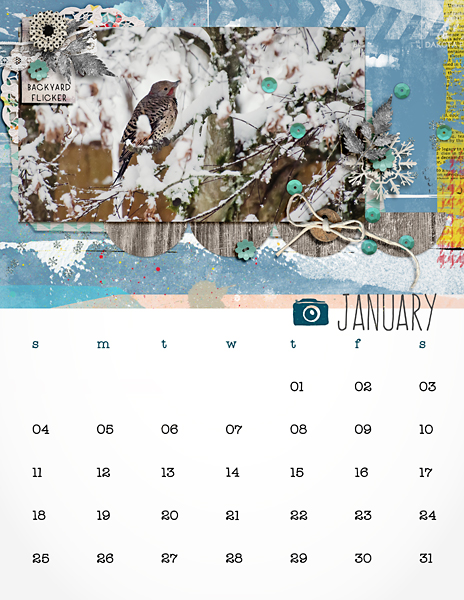 2015 Calendar - January