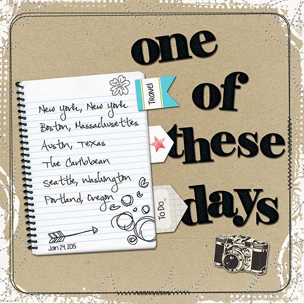 2015 Jan Bingo: Travel Bucket List