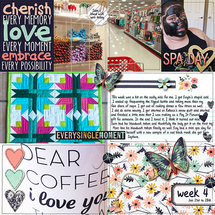 2015 Project Life: Week 4a