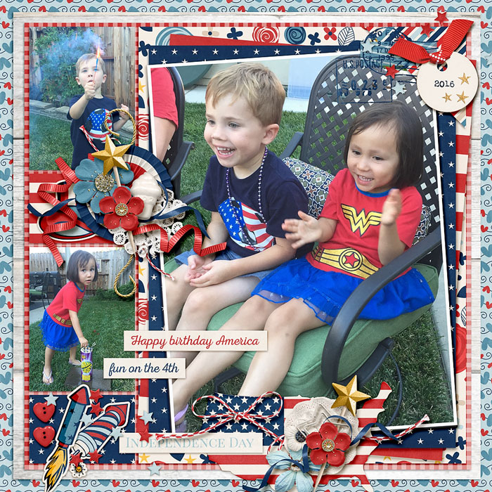 2016 Backyard Fireworks