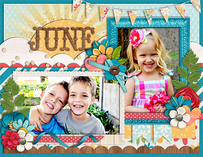 2016 June Calendar Page