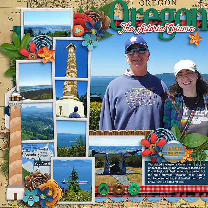 2018 Astoria Column in Oregon