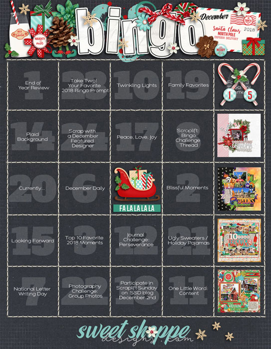 2018 December Bingo