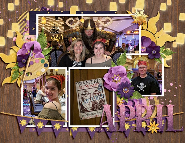 2020 Disney Calendar - April